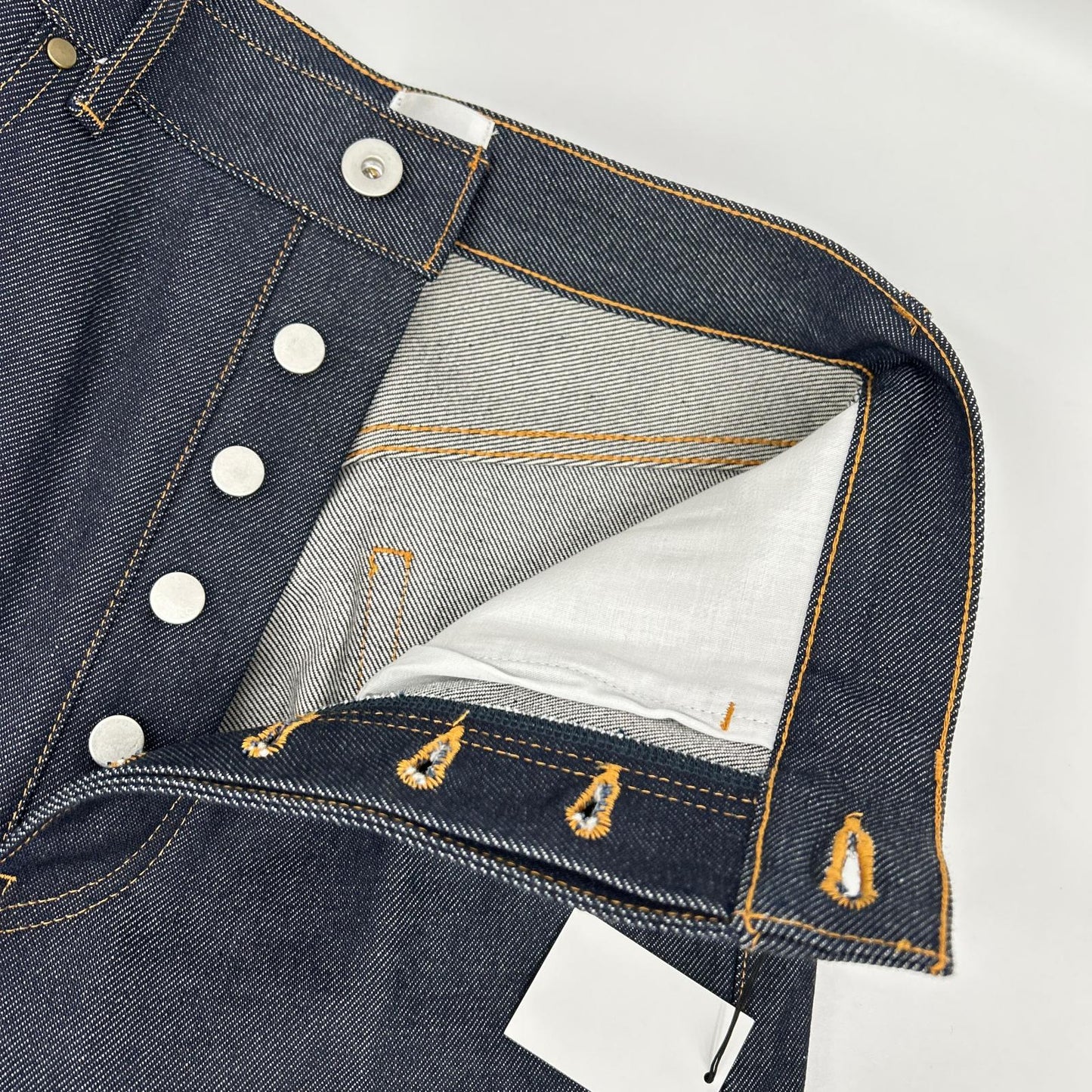 BISOWN ビソウン 25AW 25W-BIS-PT30R インディゴ センタープレス リジット ワイドデニムパンツ ボトムス