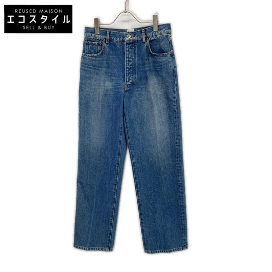 BISOWN ビソウン 24AW 24AW-BIS-PT32 インディゴ センタープレス ブリーチデニムパンツ ボトムス