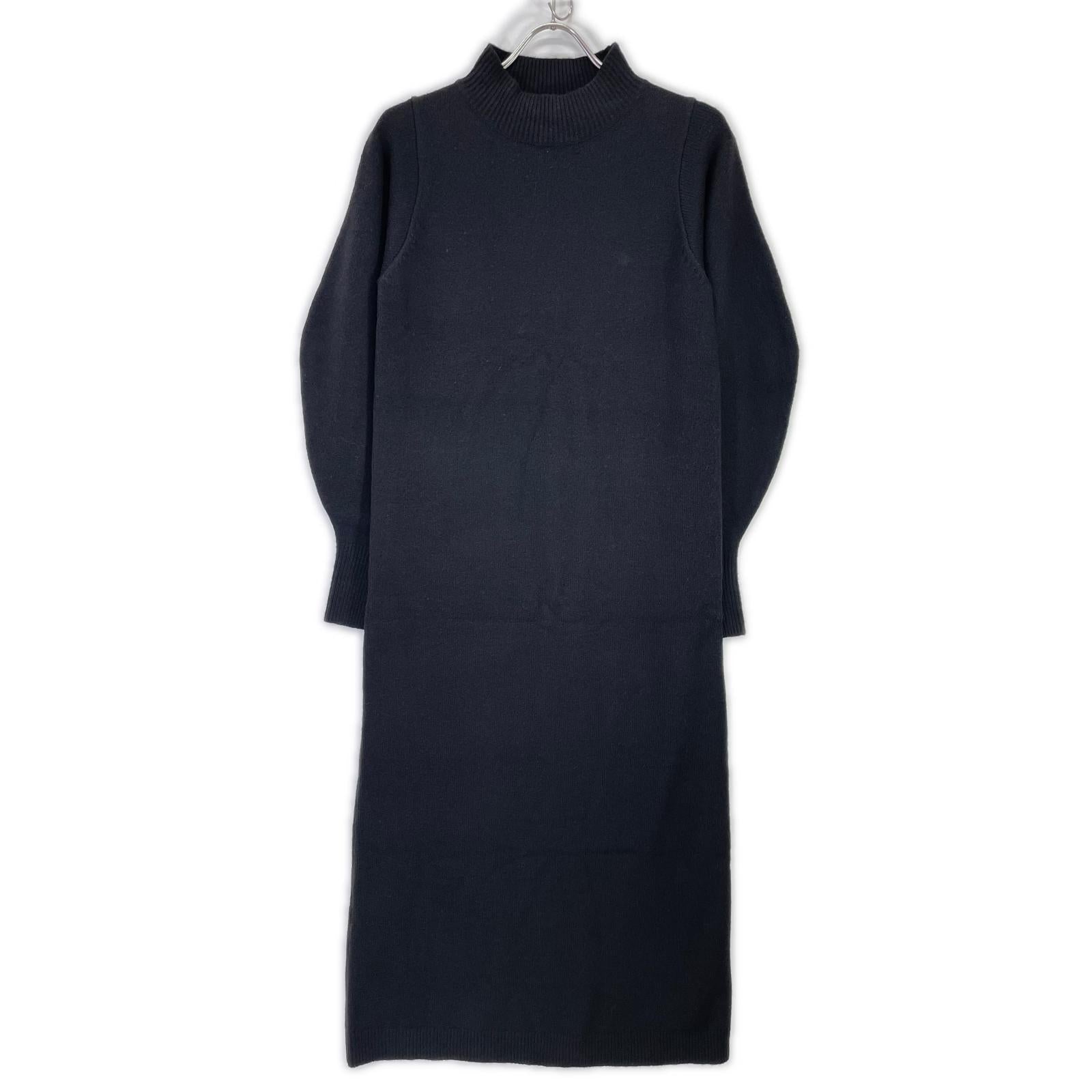 RIM.ARK Black Setting Knit Dress with Bustier One-Piece