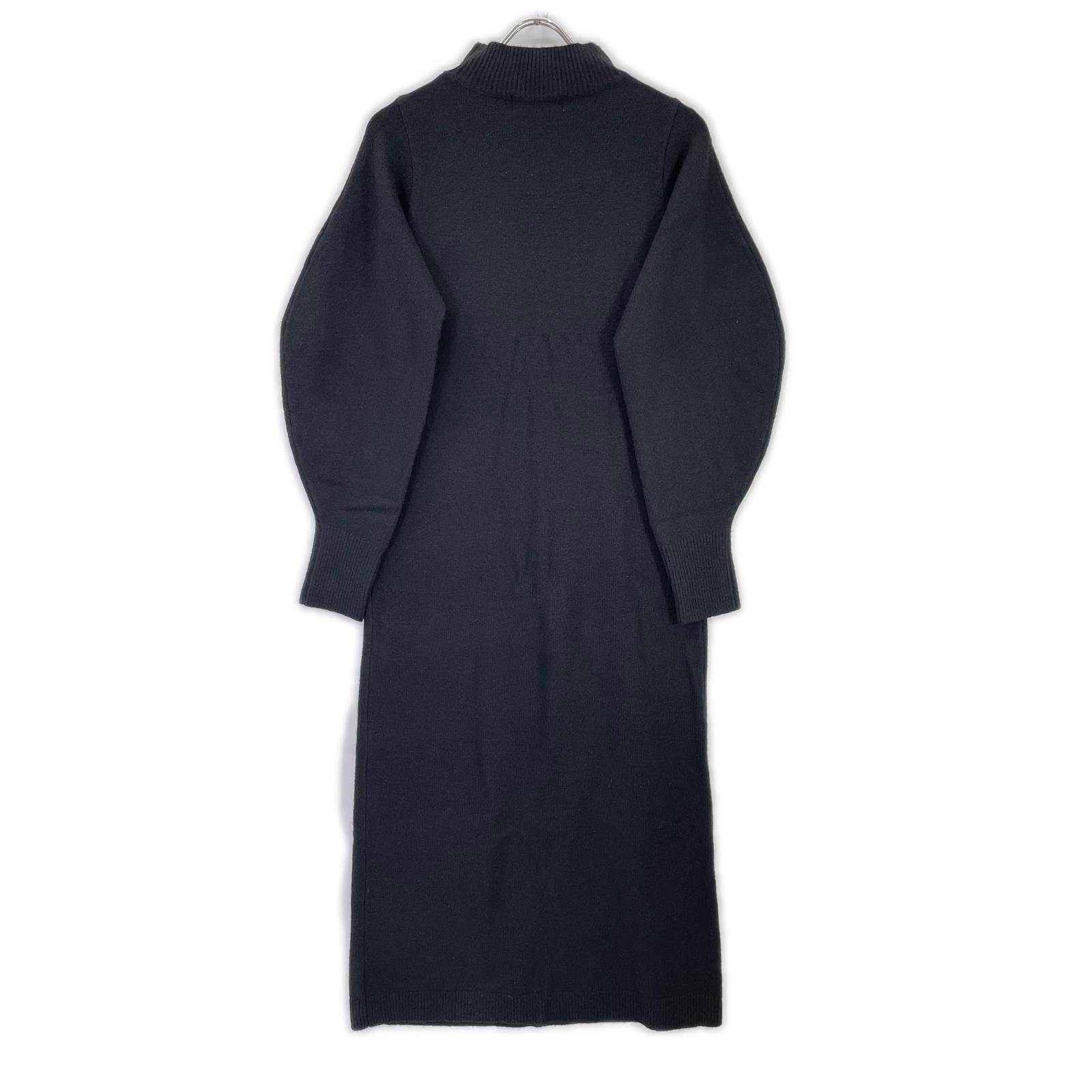 RIM.ARK Black Setting Knit Dress with Bustier One-Piece