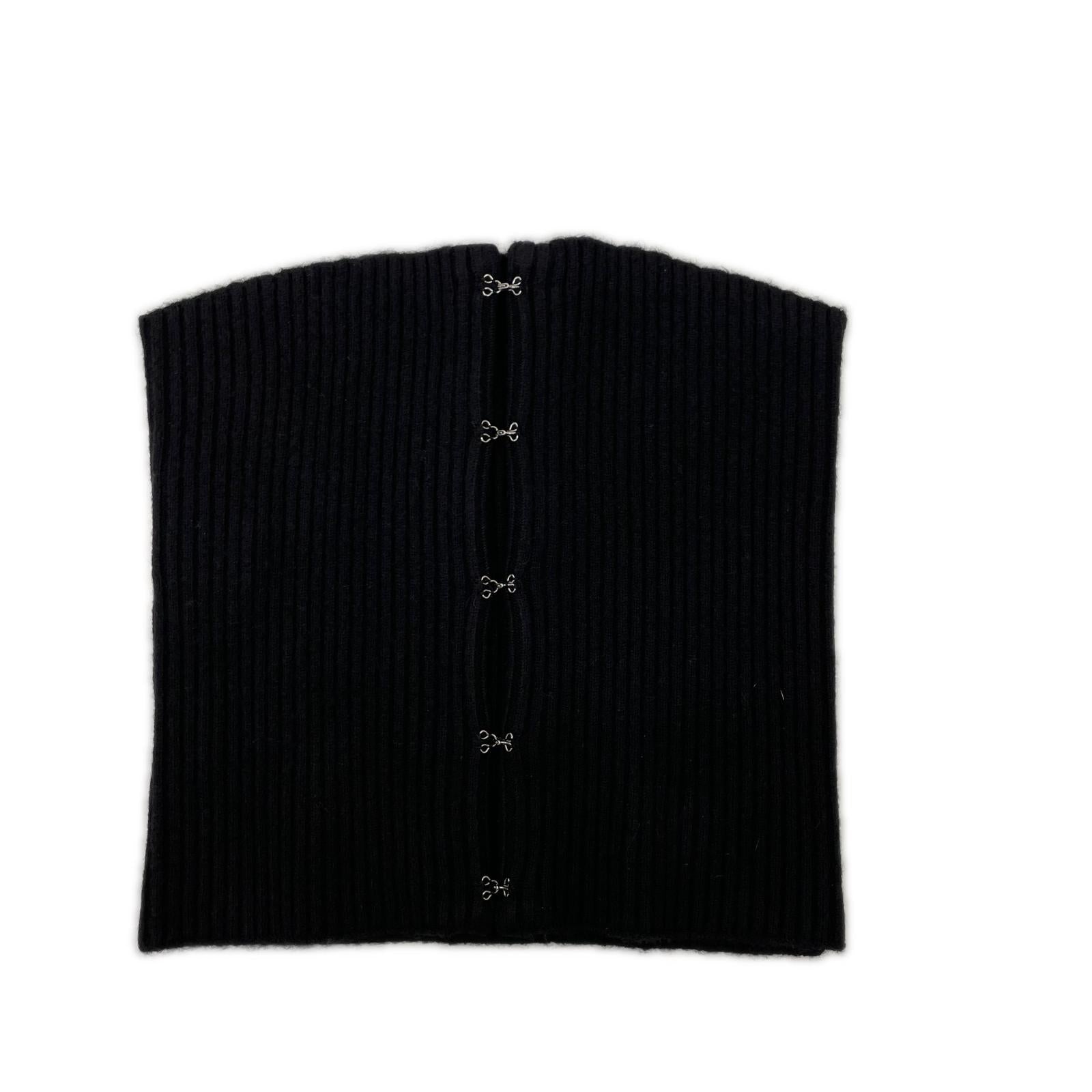 RIM.ARK Black Setting Knit Dress with Bustier One-Piece