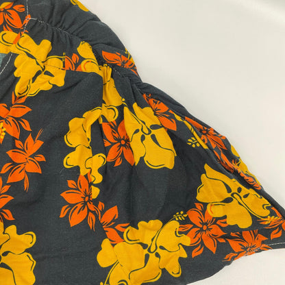 77circa ナナナナサーカ cc17ss-26 ブラック×イエロー circa make bareback aloha blouse