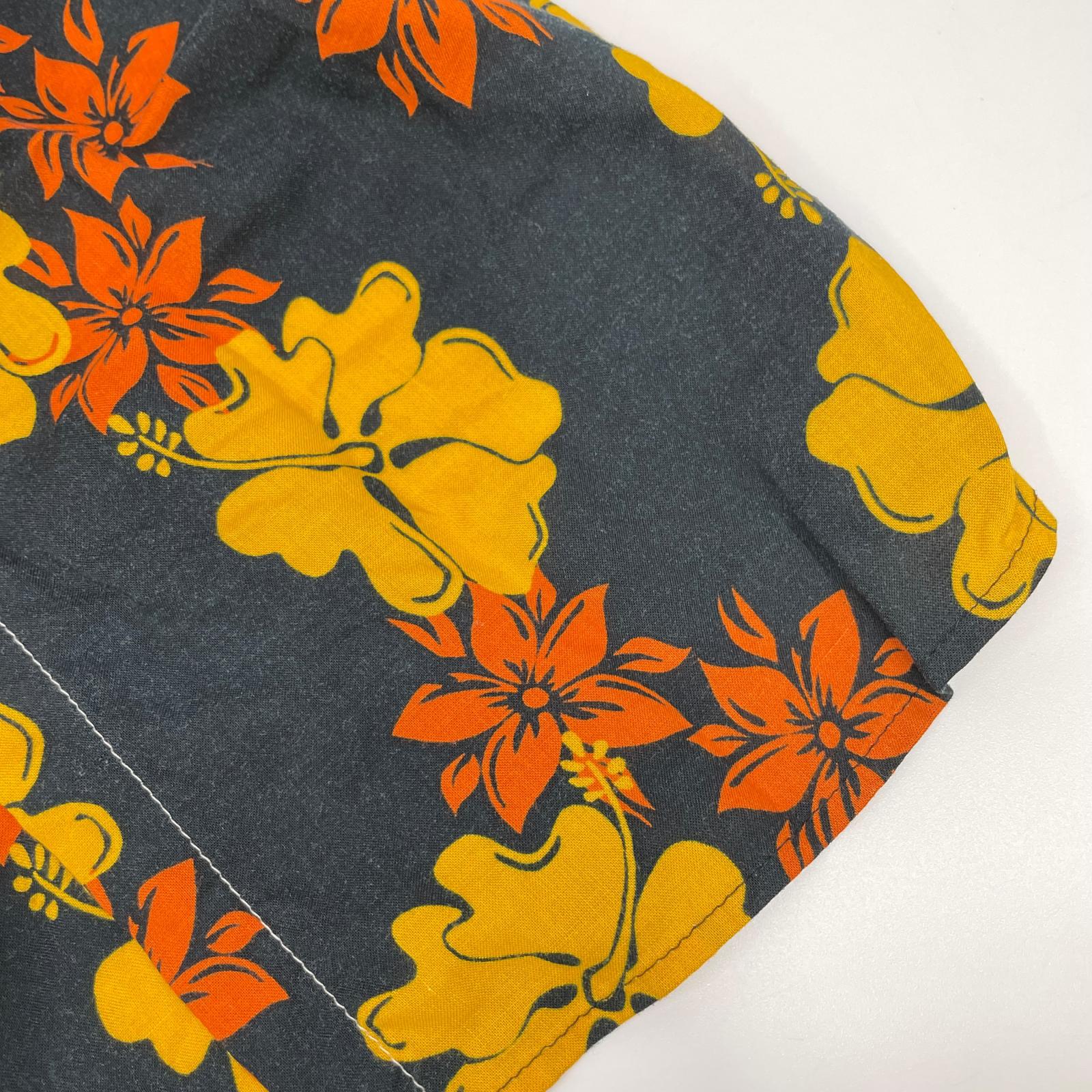 77circa ナナナナサーカ cc17ss-26 ブラック×イエロー circa make bareback aloha blouse
