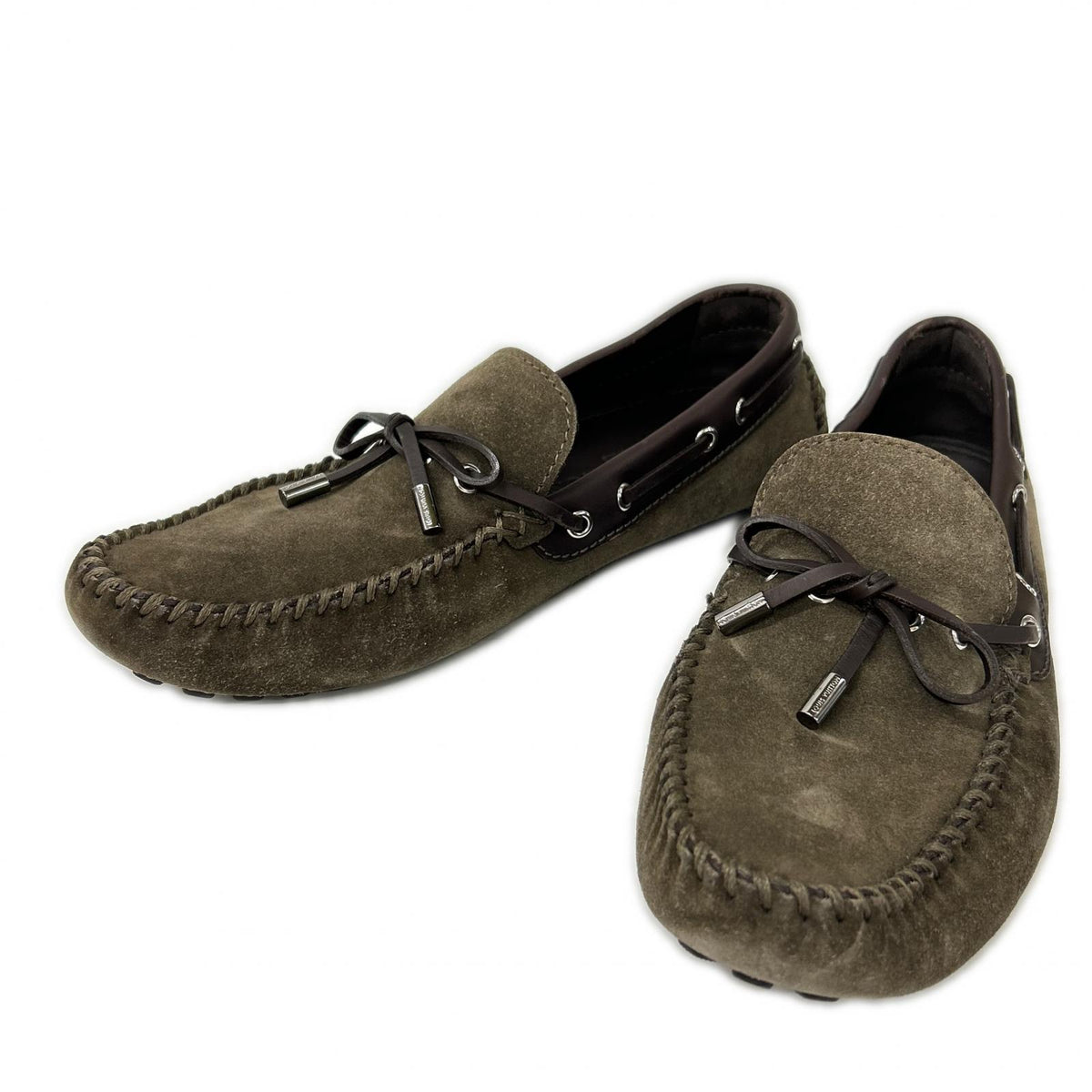 LOUIS VUITTON Louis Vuitton Arizona Line suede driving shoes