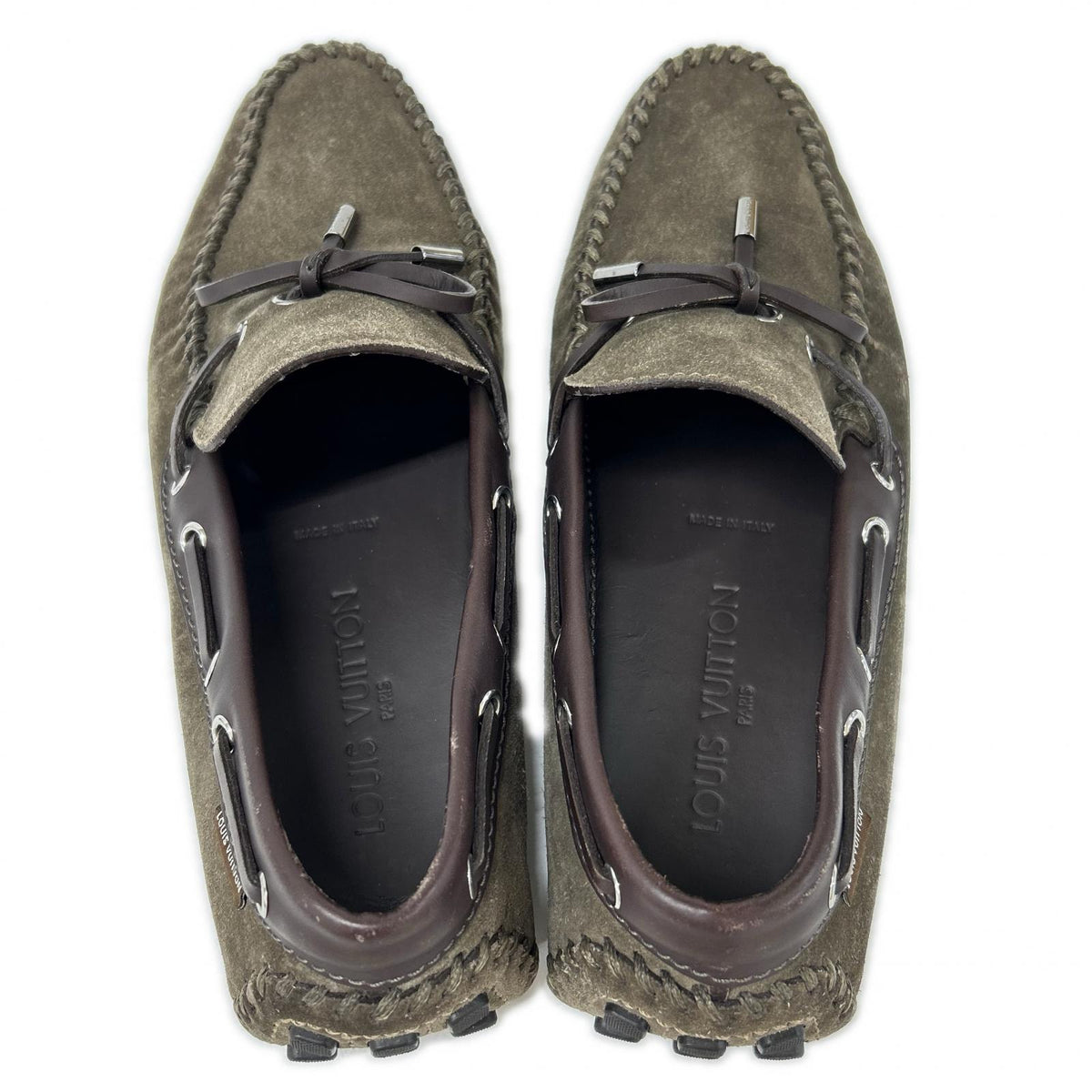 LOUIS VUITTON Louis Vuitton Arizona Line suede driving shoes
