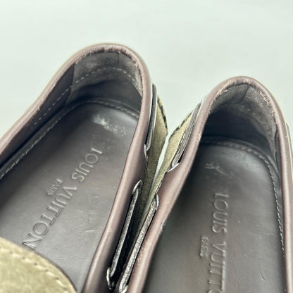 LOUIS VUITTON Louis Vuitton Arizona Line suede driving shoes