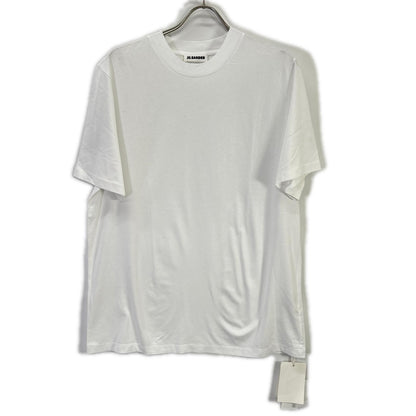 JILSANDER ジルサンダー ホワイト コットン クルーネック Tシャツ トップス