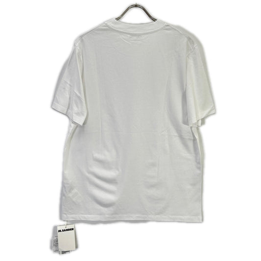 JILSANDER ジルサンダー ホワイト コットン クルーネック Tシャツ トップス