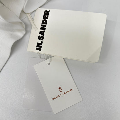 JILSANDER ジルサンダー ホワイト コットン クルーネック Tシャツ トップス
