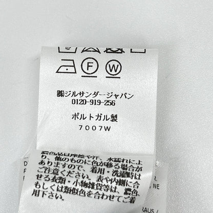 JILSANDER ジルサンダー ホワイト コットン クルーネック Tシャツ トップス