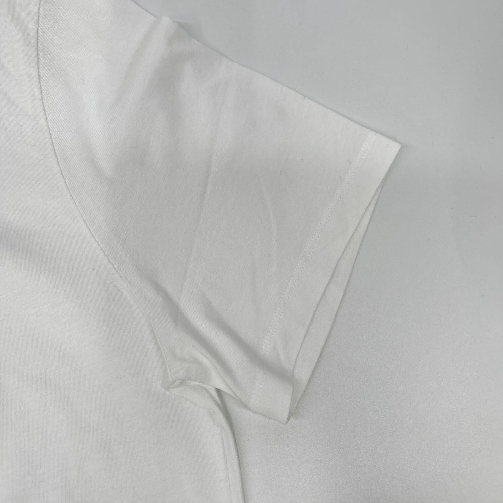 JILSANDER white cotton crew-neck T-shirt top