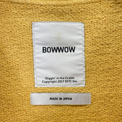BOWWOW バウウワ イエロー ギャラクシー ショートスリーブ スウェット Tシャツ トップス