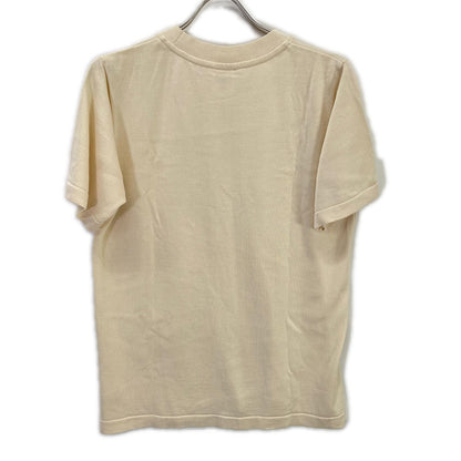 Yonetomi ヨネトミ アイボリー シルク100 SHORT SLEEVE SILK KNIT TEE トップス