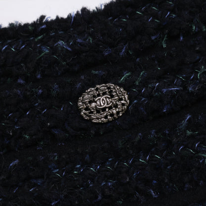 CHANEL シャネル 【美品】P44287/P44288 ココマークボタン ツイード ジップアップ ジャケット/スカート セットアップ スーツ セットアップ