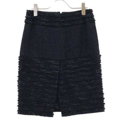 CHANEL シャネル 【美品】P44287/P44288 ココマークボタン ツイード ジップアップ ジャケット/スカート セットアップ スーツ セットアップ