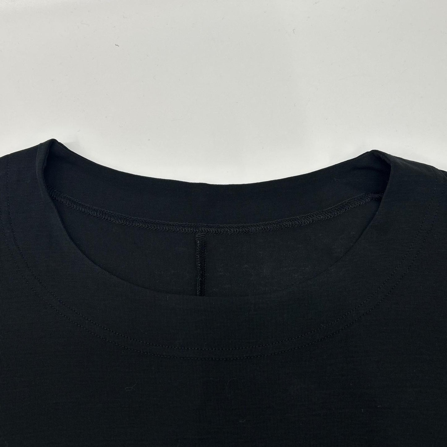 Fume Senso Unico 芽風 11125425 ブラック コットン アシンメトリーヘム ショートスリーブワンピース ワンピース