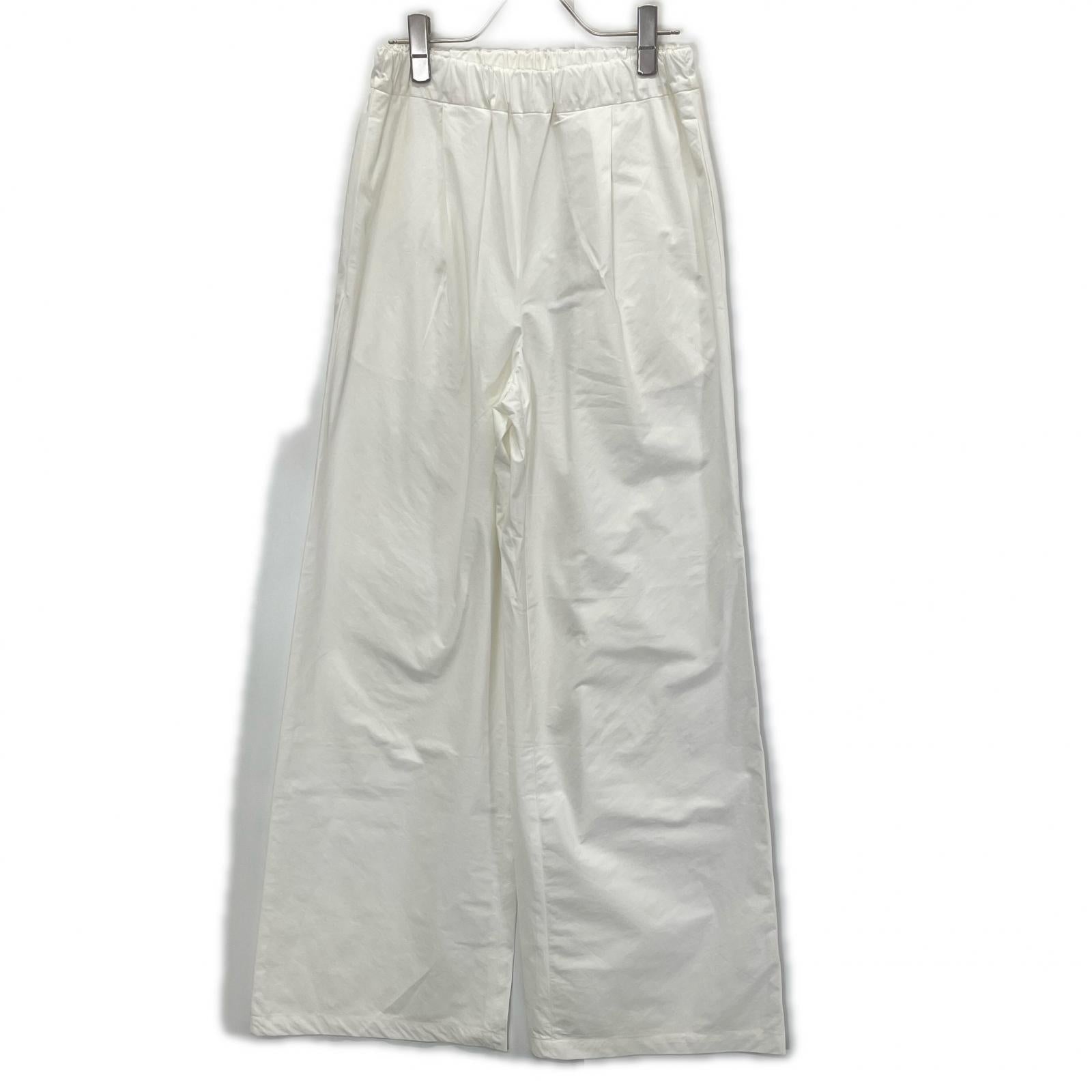 Deuxieme Classe ドゥーズィエムクラス 24SS ホワイト Felicity ワイドパンツ ボトムス