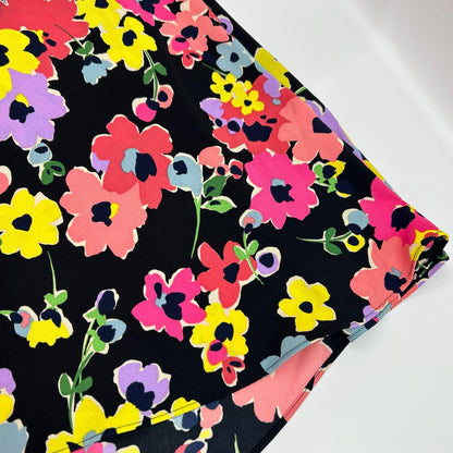 Kate spade ケイトスペード ブラック チューリップトスリビエラドレス フラワープリントワンピース ワンピース