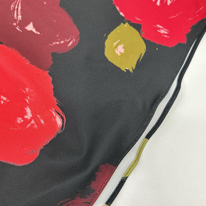 Kate spade ケイトスペード ブラック ボタニカルプリントロングスカート スカート