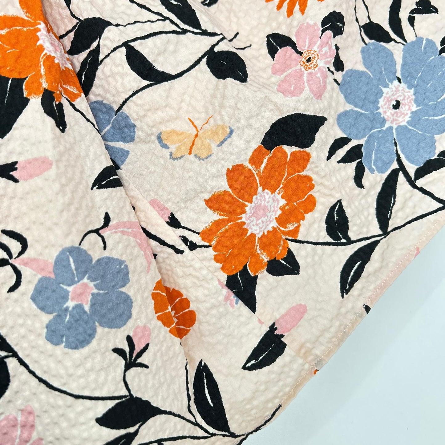 Kate spade ケイトスペード ピンク ベルト付きフローラルガーデンロングワンピース ワンピース