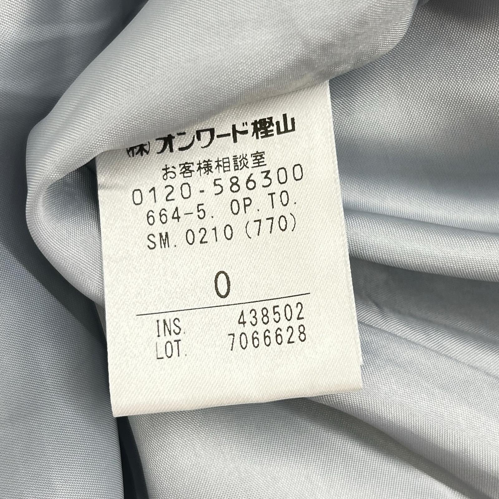 TOCCA トッカ ブルー 洗える LILY OF THE VALLEY ストライプノースリーブシャツワンピース ワンピース