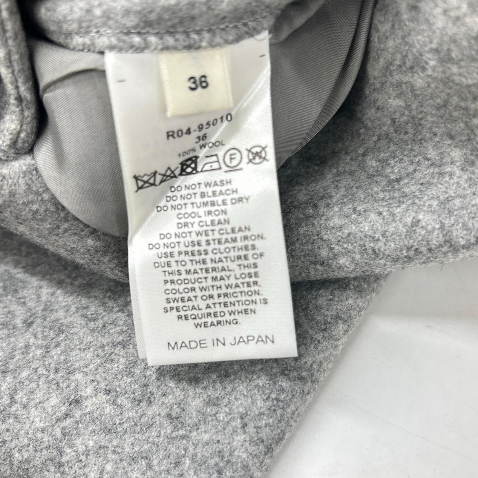 CYCLAS シクラス R04ー95010 グレー ウール ポケット コート コート