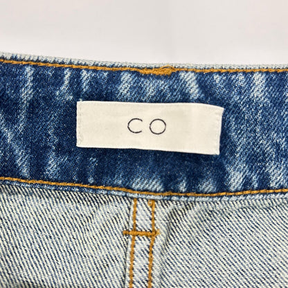 CO CO インディゴ ウォッシュ加工 デニムワイドパンツ ボトムス