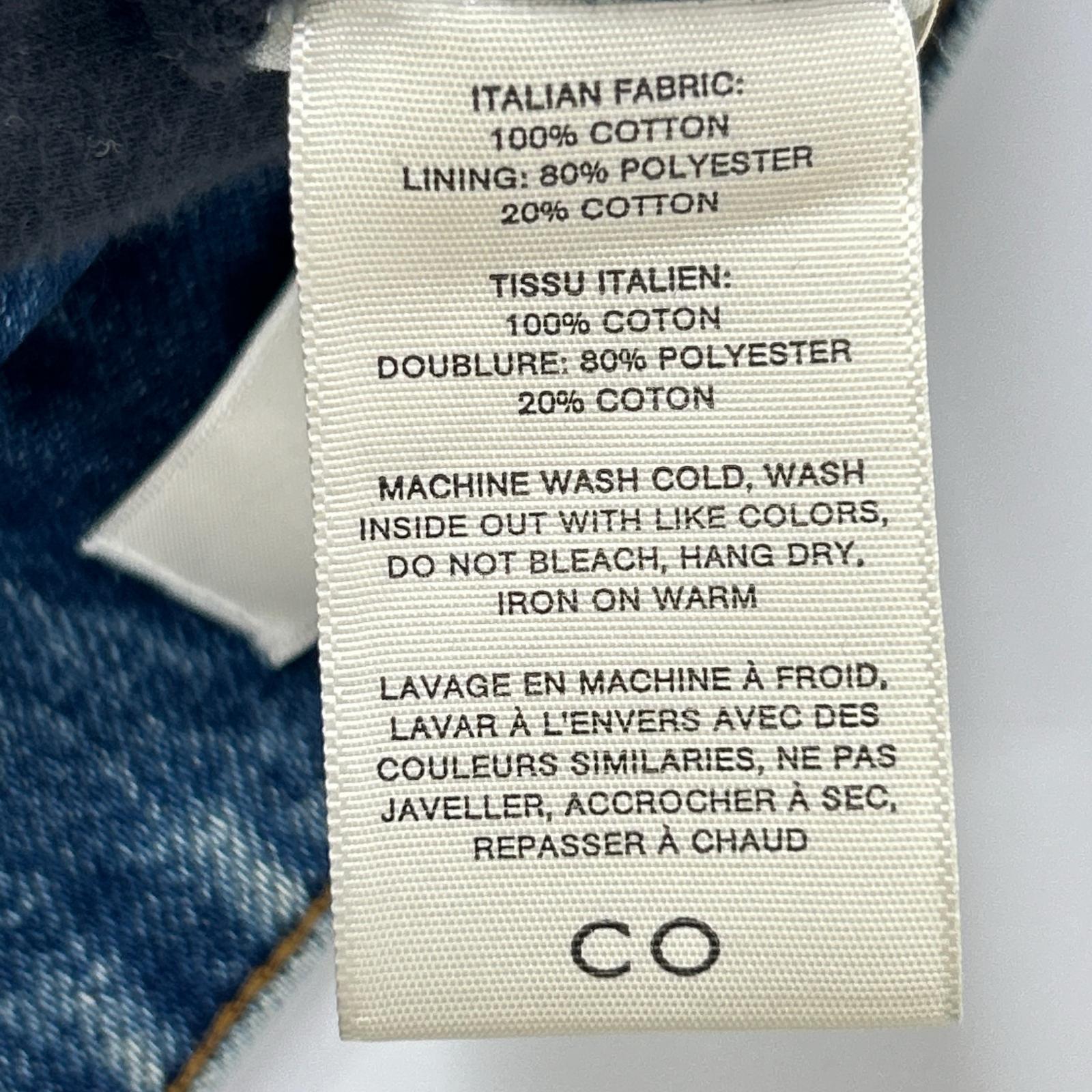 CO CO インディゴ ウォッシュ加工 デニムワイドパンツ ボトムス
