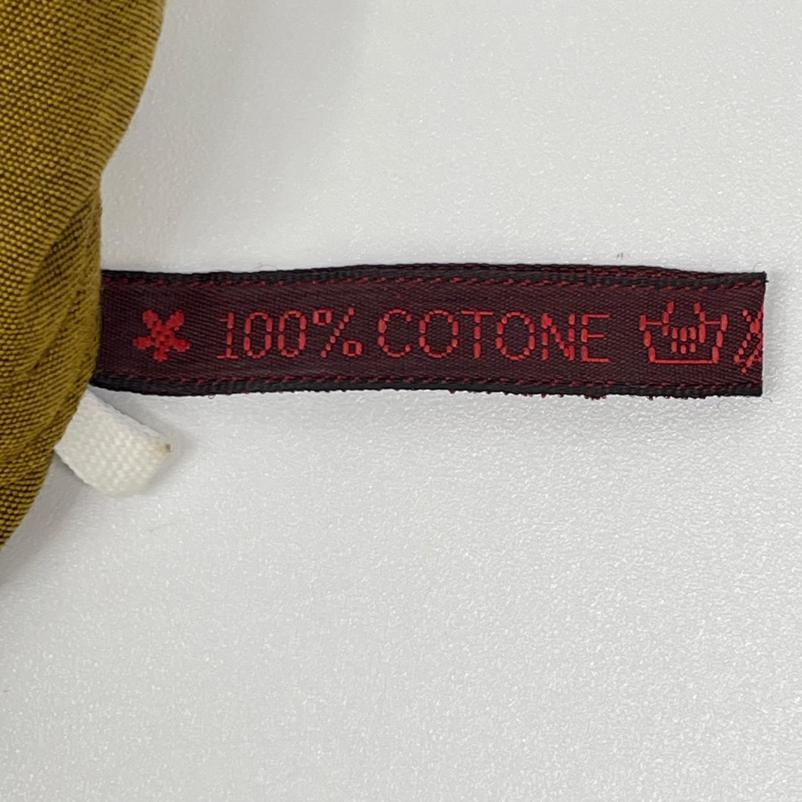 DANIELA GREGIS ダニエラグレジス マスタード コットン100 スキッパーロングスリーブブラウス トップス
