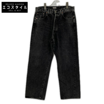 ULTERIOR アルテリア ブラック VINTAGE WASHED SELVEDGE BLACK DENIM 5P PANTS ボトムス