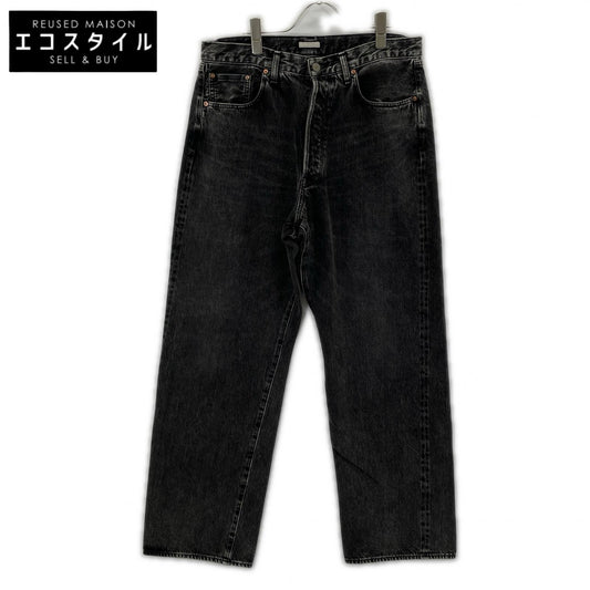 ULTERIOR アルテリア ブラック VINTAGE WASHED SELVEDGE BLACK DENIM 5P PANTS ボトムス