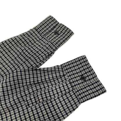 ULTERIOR アルテリア ブラック SUPER LIGHT WOOL CHECK SHIRT トップス