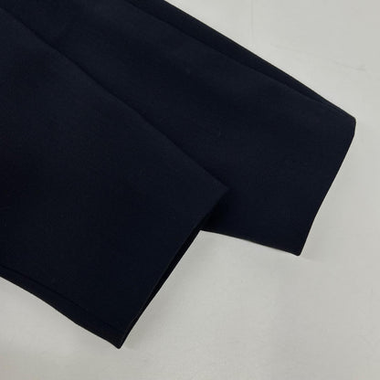 theory luxe セオリーリュクス ネイビー バックジップ 7部袖 ワンピース ワンピース