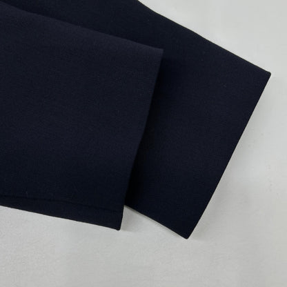 theory luxe セオリーリュクス ネイビー COSIMO ADANEL ノーカラー テーラードジャケット ジャケット