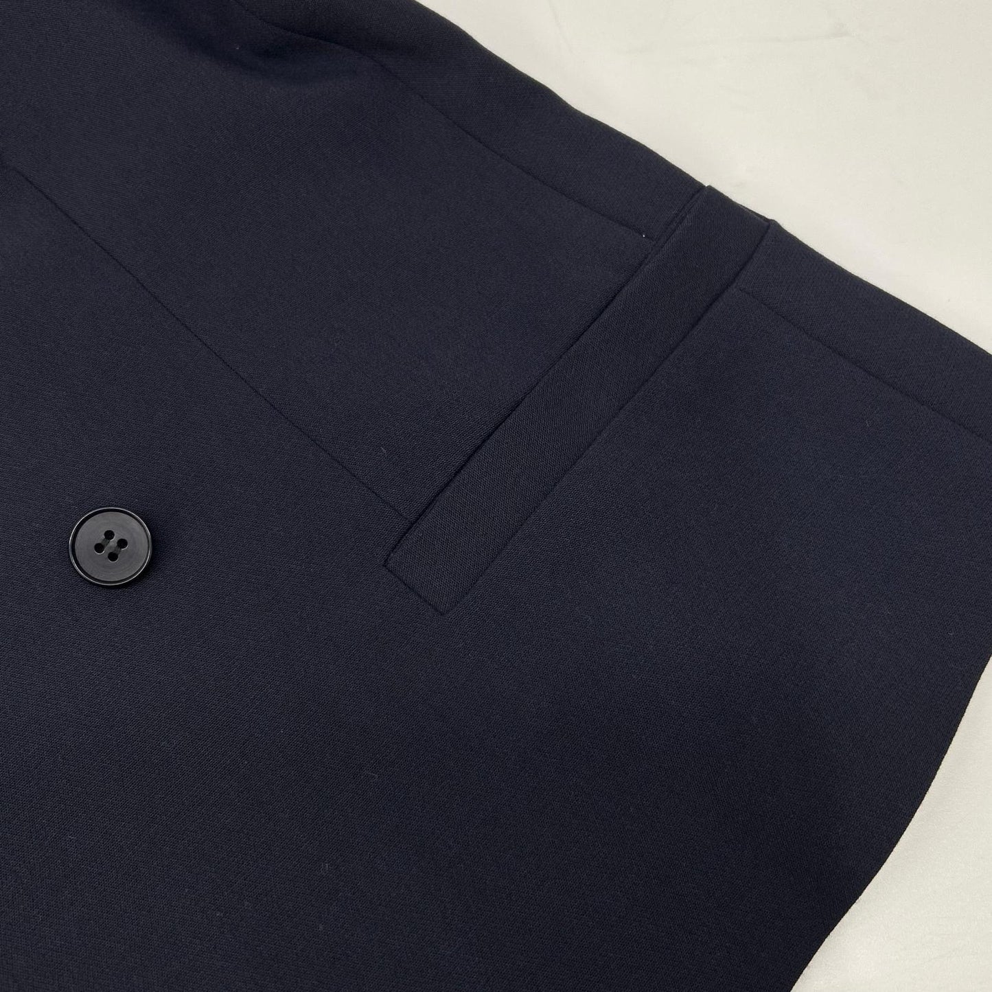 theory luxe セオリーリュクス ネイビー COSIMO ADANEL ノーカラー テーラードジャケット ジャケット