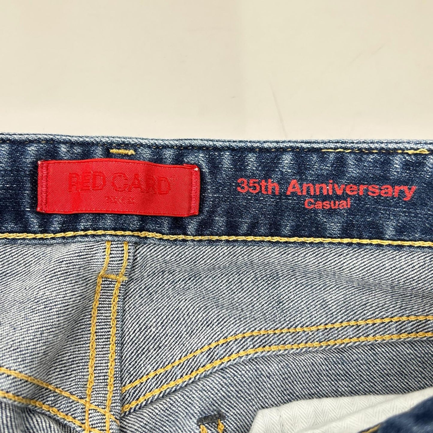 RED CARD レッドカード ブルー 35th Anniv Casual ストレート デニムパンツ ボトムス
