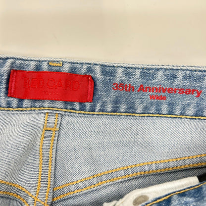 RED CARD レッドカード ライトブルー 35th Anniv ワイドシルエット デニムパンツ ボトムス