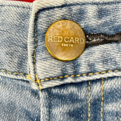 RED CARD レッドカード ライトブルー 35th Anniv ワイドシルエット デニムパンツ ボトムス
