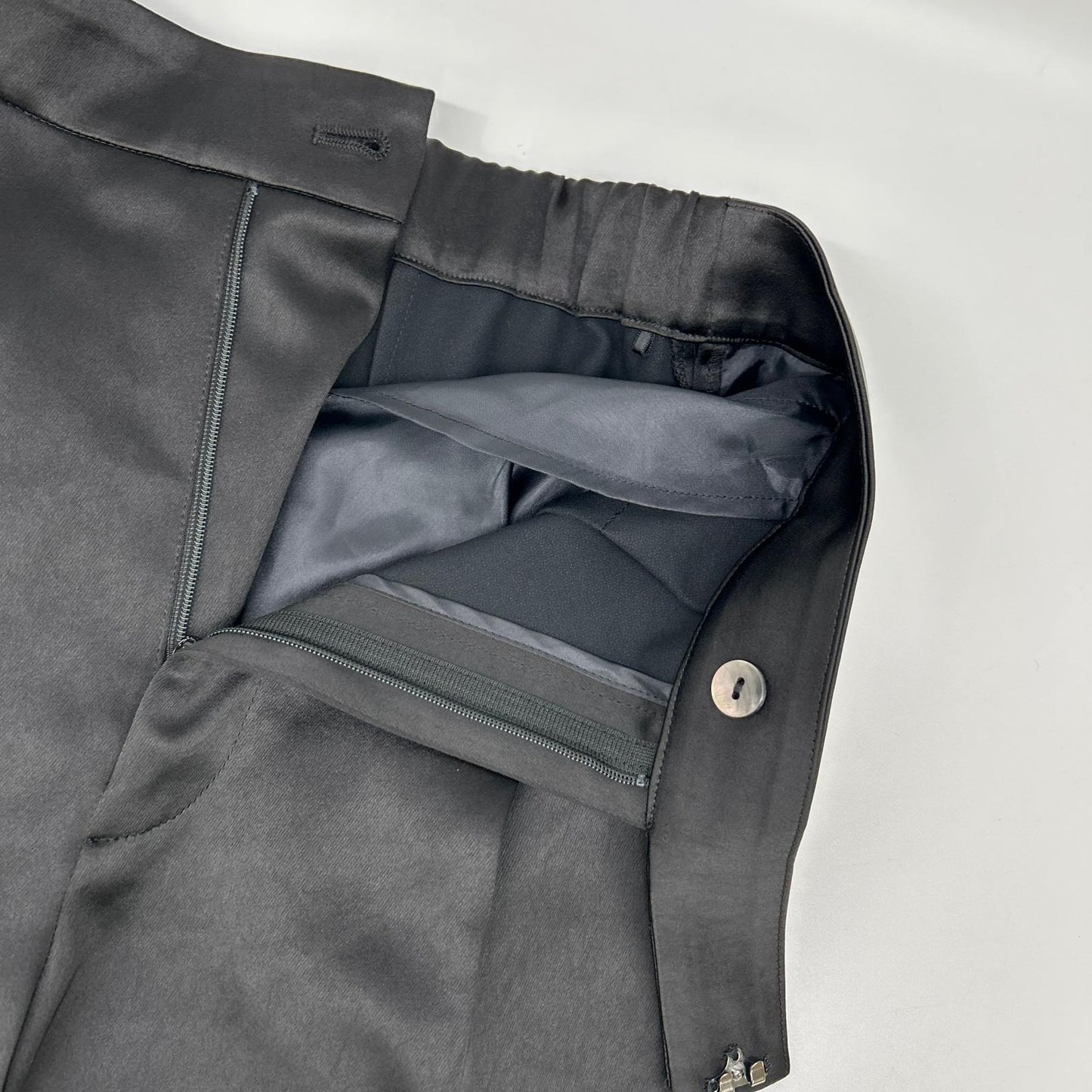 ADORE 531-6130428 made in 2026 black luster satin pants bottoms