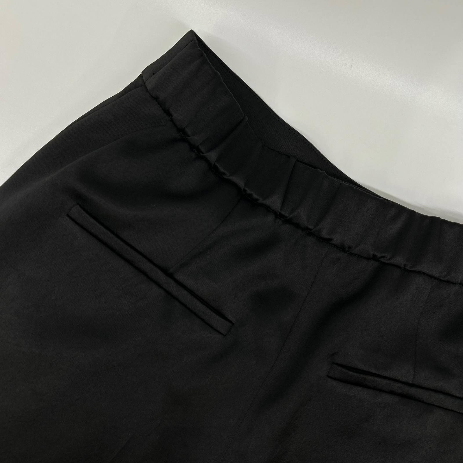 ADORE 531-6130428 made in 2026 black luster satin pants bottoms
