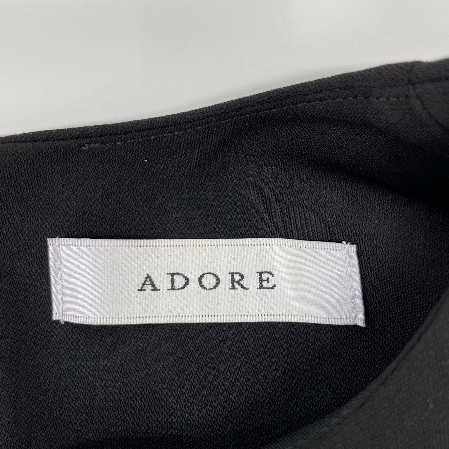 ADORE アドーア 531-5110207 24年製 ブラック ドライミドルジョーゼットブラウス トップス