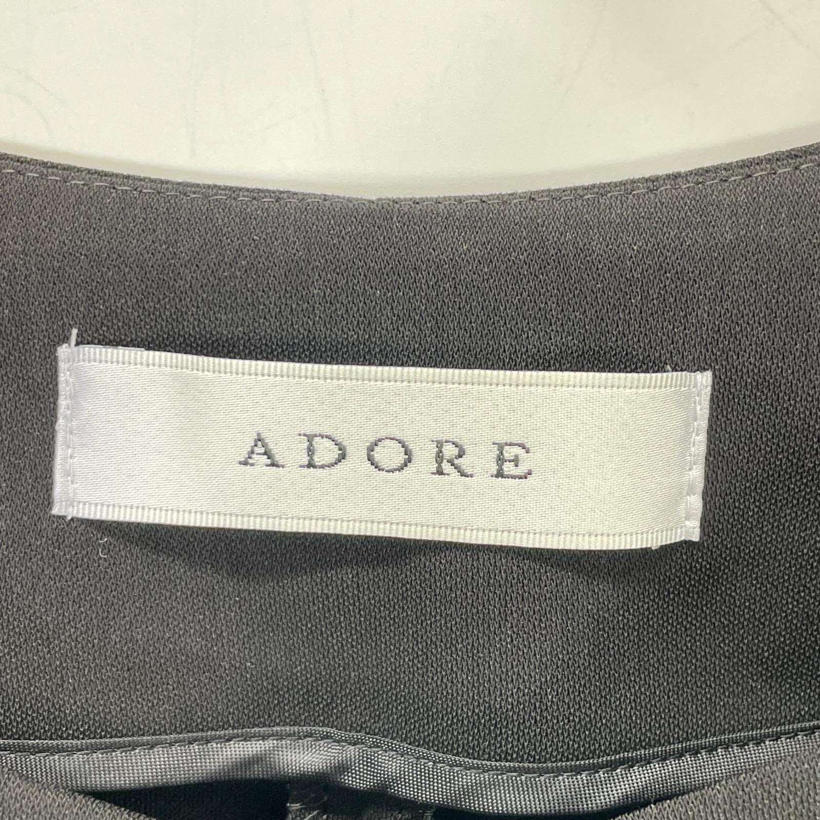 ADORE アドーア 531-5140207 24年製 ブラック ドライミドルジョーゼットワンピース ワンピース