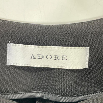 ADORE アドーア 531-5140207 24年製 ブラック ドライミドルジョーゼットワンピース ワンピース