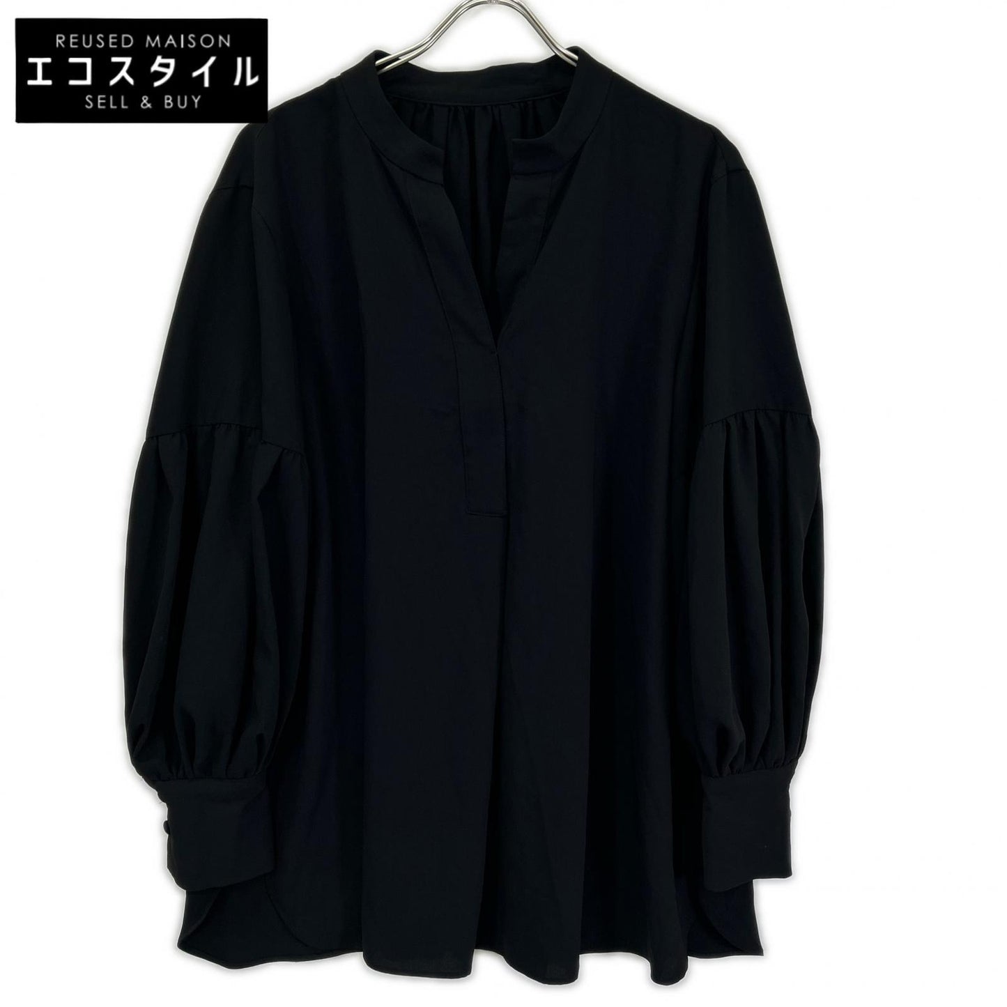 ADORE アドーア 531-1210119 ブラック PEミドルジョーゼット トップス