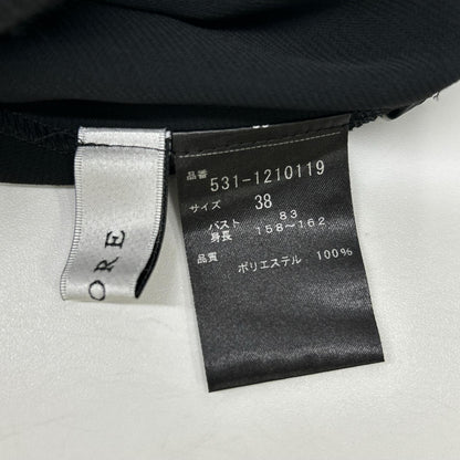 ADORE アドーア 531-1210119 ブラック PEミドルジョーゼット トップス