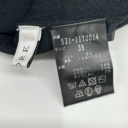 ADORE アドーア 531-1170014 ブラック ドライストレッチニット トップス
