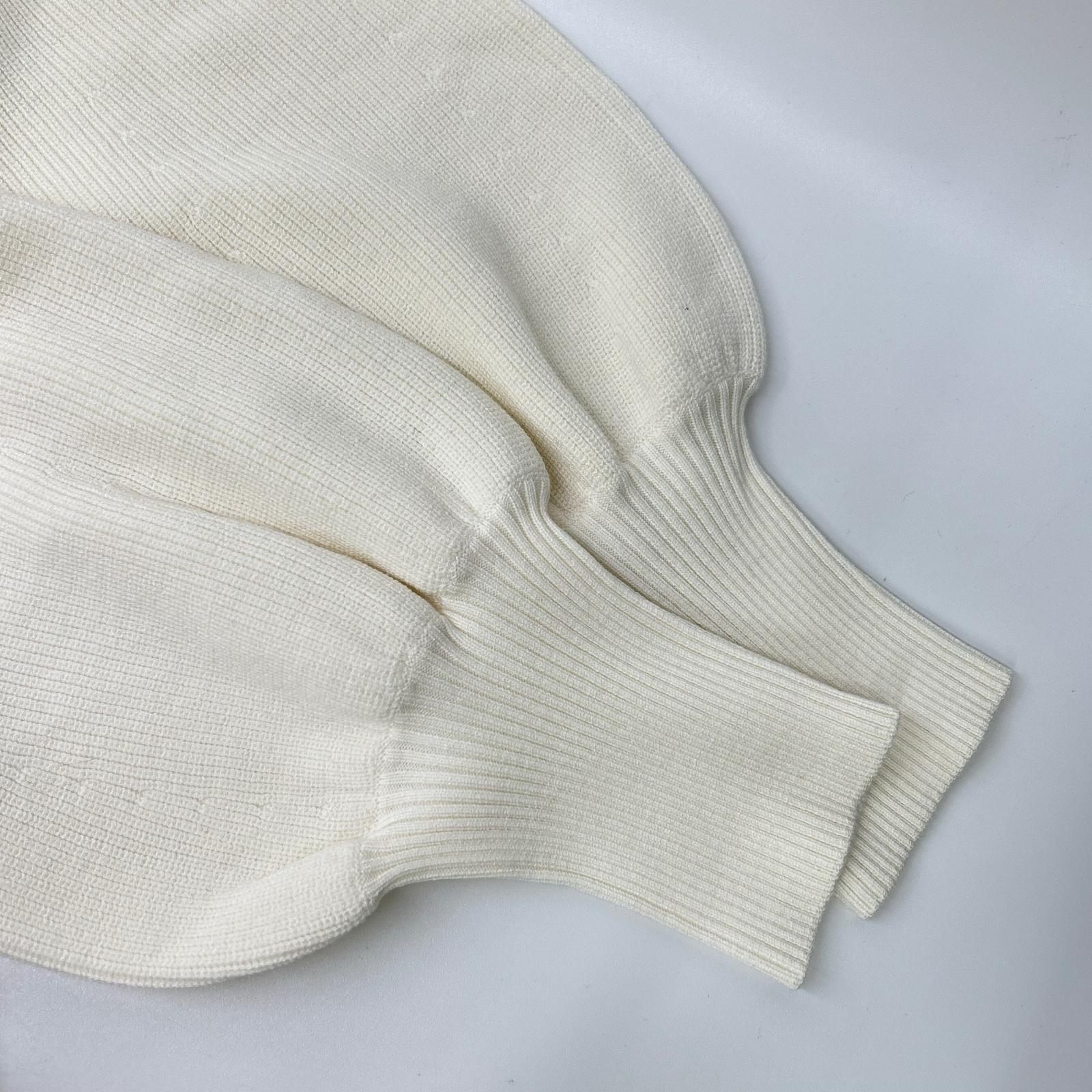 ADORE アドーア 531-1170219 ホワイト コンフォートストレッチニット トップス