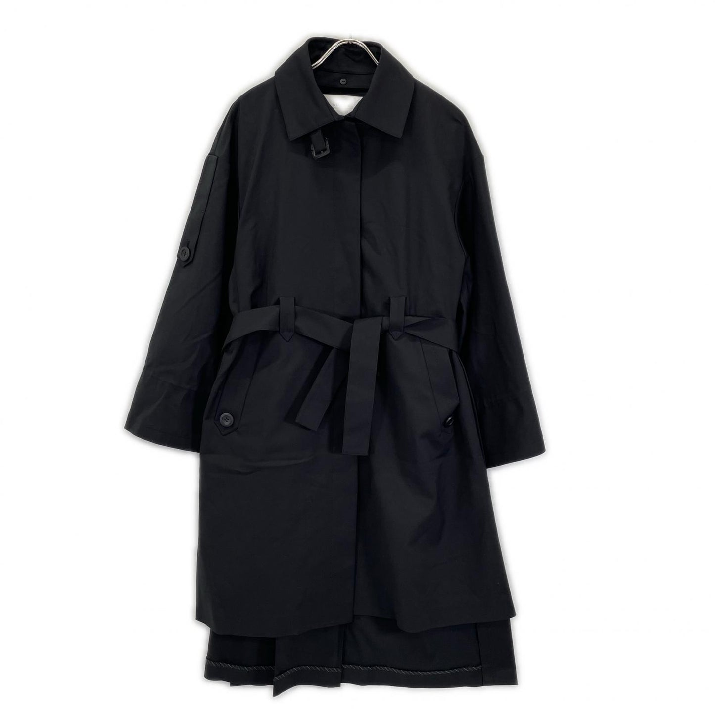ADORE 531-9152201 Black Compact Cotton Stretch Coat Coat