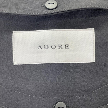 ADORE アドーア 531-9152201 ブラック コンパクトコットンストレッチコート コート