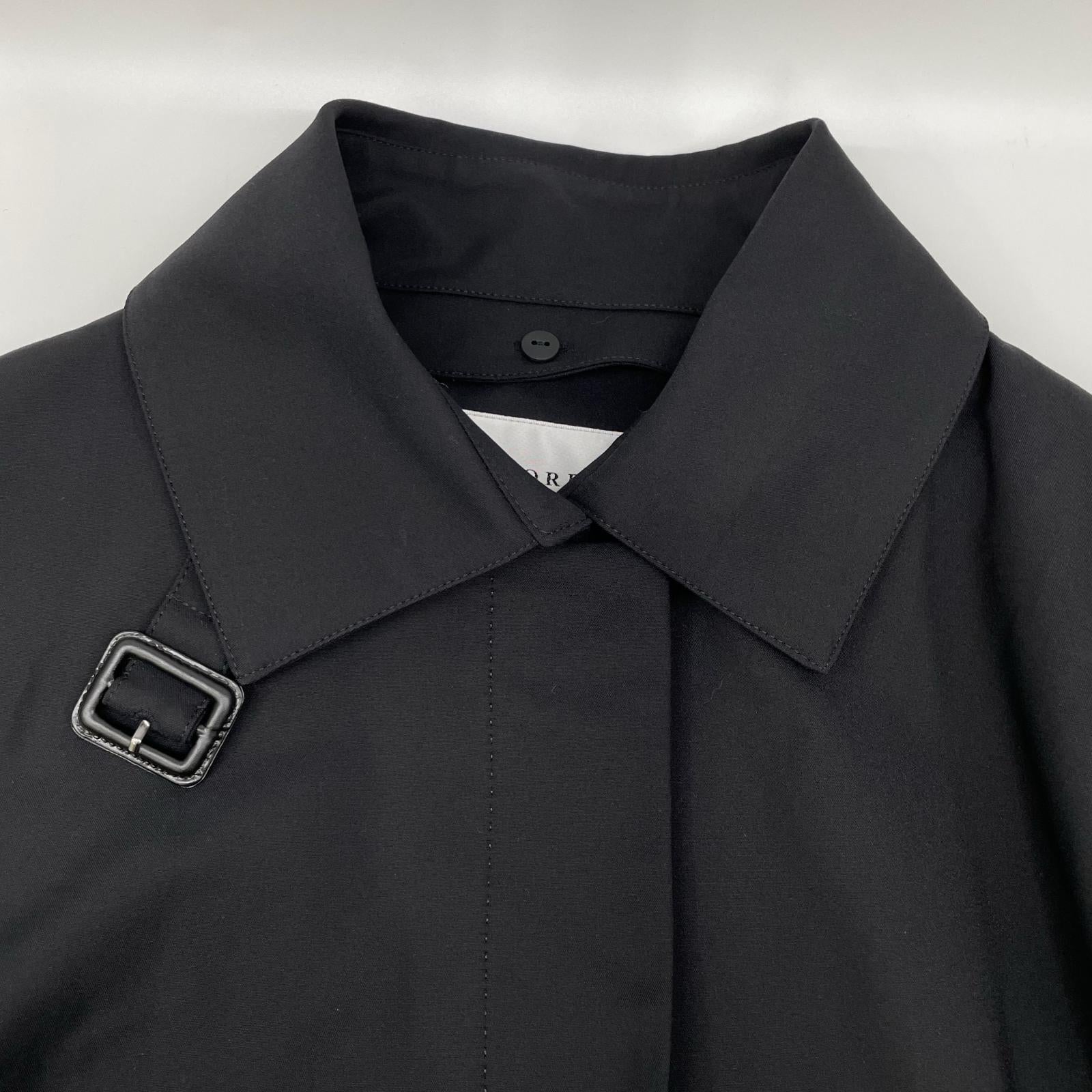 ADORE アドーア 531-9152201 ブラック コンパクトコットンストレッチコート コート